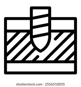 Drilling machine performing a metalworking operation, creating precise holes in a metal surface