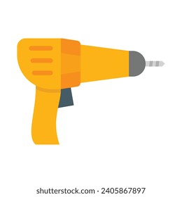 Drilling Machine Vector Flat Icon For Personal And Commercial Use.
