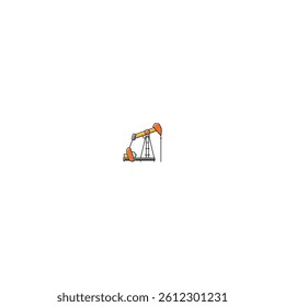 drilling oil industry color icon vector. drilling oil industry sign. isolated symbol illustration