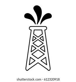 drilling oil tower icon