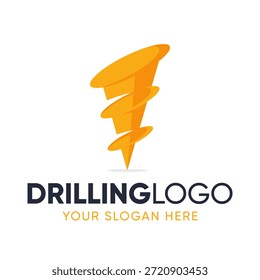 Perforación de Premium Vector Diseño de Logo