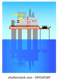 Drilling Rig Ocean Scy