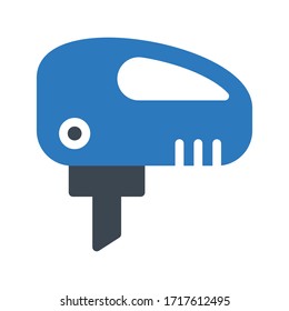 icono de color de glifo vector de perforación 