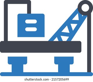 ilustración del vector de perforación en un fondo transparente. Símbolos de calidad superior. Iconos vectoriales de glifos para diseño de conceptos y gráficos.