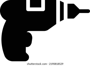 ilustración del vector de perforación en un fondo transparente. Símbolos de calidad superior. Iconos vectoriales de glifos para diseño de conceptos y gráficos.