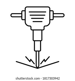 
Icono de vector Estilo de línea de trabajo de taladro que puede modificar o editar fácilmente
