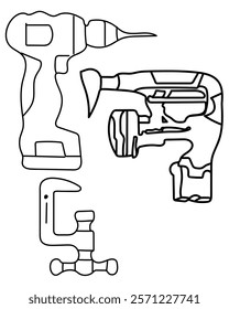 Drills vector tools are essential digital resources for architects, engineers, and designers tools typically use vector graphics to create precise,scalable illustrations.