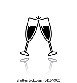 Drink alcohol beverage icon