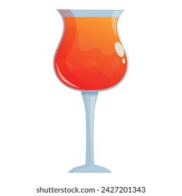 Drink alcohol icon cartoon vector. Cocktail food. Party lime juice