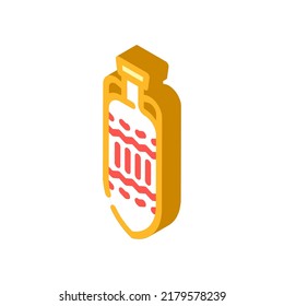 drink amphora isometric icon vector. drink amphora sign. isolated symbol illustration