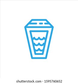 Drink or Beer Icon Vector, Drink Bottle Vector Icon, Simple and Clean Drink Icon.