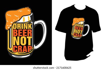 
Bebe Cerveza No Crap Craft Beer T Shirt