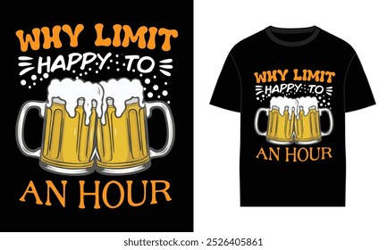 Drink and beer t shirt design