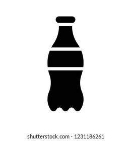 drink and beverage storage bottle with lid  solid icon.