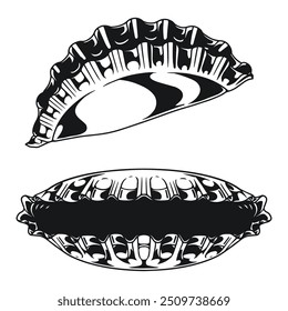 Drink bottle caps element monochrome with aluminum lids in damaged state after opening for bottle opener packaging design vector illustration