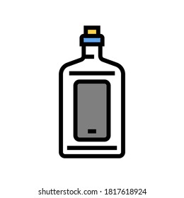 drink bottle color icon vector. drink bottle sign. isolated symbol illustration