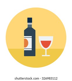 
Drink Bottle Colored Vector Icon
