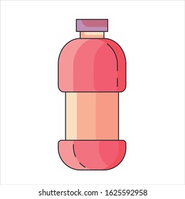 drink bottle flat design icons