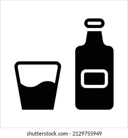 drink or bottle icon, best used for banner or application