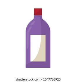 drink bottle icon over white background, colorful design. vector illustration