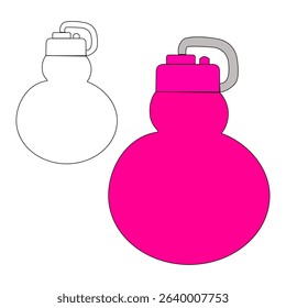 Drink bottle icon set in flat style, featuring water, soda, juice, and energy drink bottles. Ideal for UI, apps, infographics, and packaging. Clean, modern, and scalable vector design.