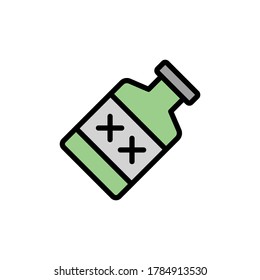 Drink bottle icon. Simple color with outline vector elements of pirate icons for ui and ux, website or mobile application