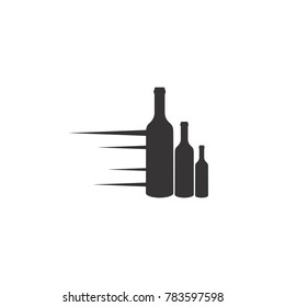 Drink Bottle Logo. Modern template design.vector icon illustration - Vector