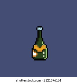 drink bottle in pixel art style