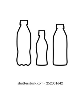 Drink bottle vector