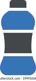 drink bottle vector glyph colour icon