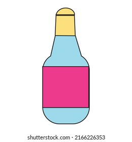 Trinkflasche, Vektorsymbol