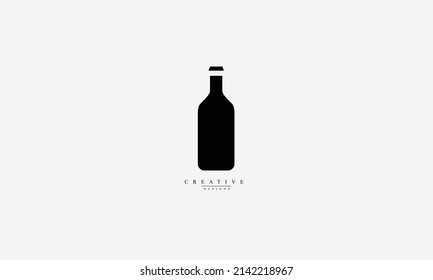 Drink Bottle vector logo design