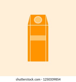 drink box for drink, icon illustration, eps 10