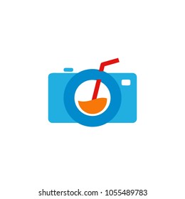 Drink Camera Logo Icon Design