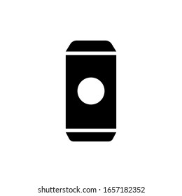 Drink can icon designed in glyph style