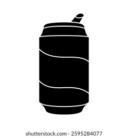 drink can icon, simple flat style, illustration, logo sign symbol pictogram template, for ui or ux isolated on white for mobile app, editable