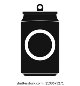 Drink can icon. Simple illustration of drink can vector icon for web design isolated on white background