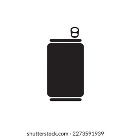 drink can icon vector isolated on background