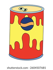 Drink can isolated on white background
