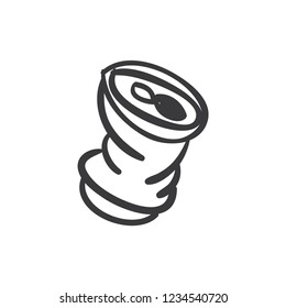 Drink can vector icon