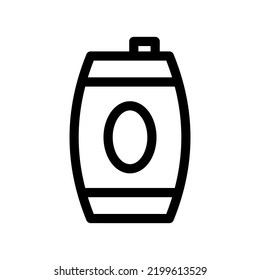 drink canister icon or logo isolated sign symbol vector illustration - high quality black style vector icons
