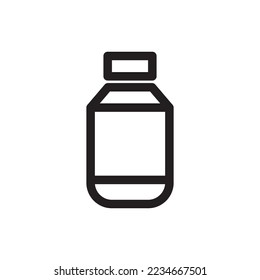 drink canister icon or logo isolated sign symbol vector illustration - high quality black style vector icons