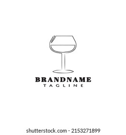 Logo-Vorlage für Getränke-Design Symbol Schwarz, moderne einzelne Vektorgrafik