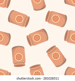 drink , cartoon seamless pattern background