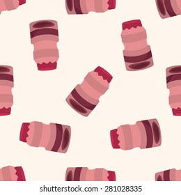drink , cartoon seamless pattern background