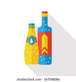 drink champagne flat icon