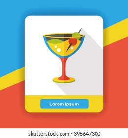 drink champagne flat icon