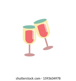 drink christmas day from vector