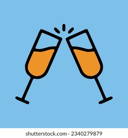 drink Christmas icons editable background free vector