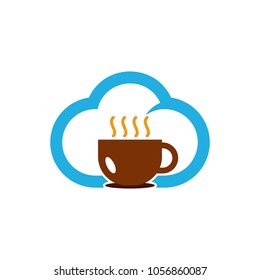 Drink Cloud Logo Icon Design
